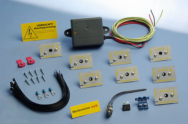 Mardersicher Active komplett mit Montagesatz